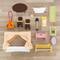 KidKraft Savannah Wooden Dollhouse Set with Porch Swing & Accessories